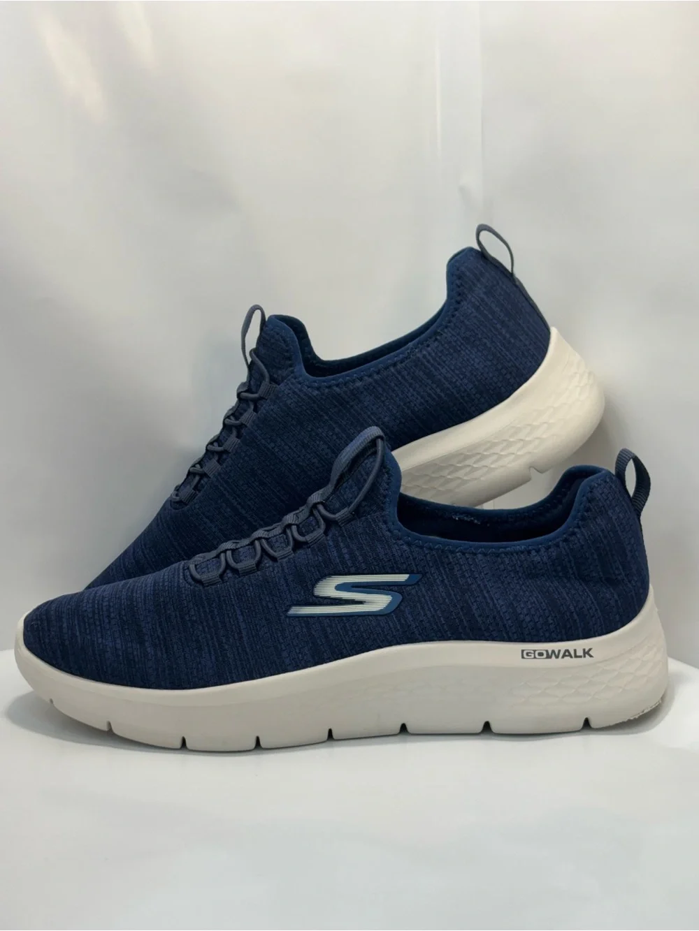 Skechers Go Walk Flex Ultra Slip-on Blue Mens Size 9.5 Light Weight Cooling Mesh